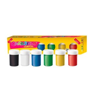 TEMPERA PELIKAN X 6 CAROSELLO PINCEL+PALETA (40)
