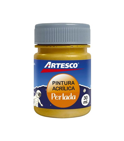 PINTURA ARTESCO ACRILICA 30 ML DORADA PERLADA