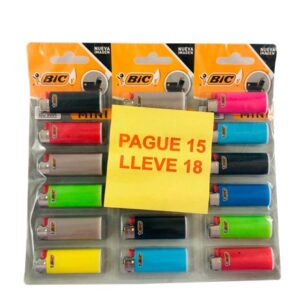 FOSFORERA BIC   MINI BIC PAGA 15 LLEVA 18