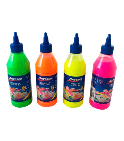 TEMPERA ARTESCO KIDS NEON 250 NARANJA 1 TEMPERA ARTESCO KIDS NEON 250 NARANJA