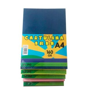 CARTULINA IRIS A-4  X 100 ROSADA
